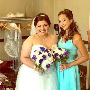 Bridesmaid dress size 2 Vera wang